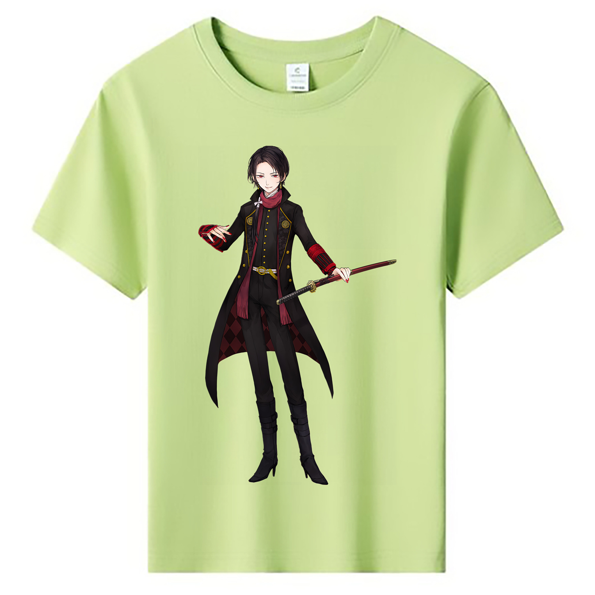 （画像用） 刀剣乱舞 Touken Ranbu 綿100％キッズTシャツ（フロントプリント）